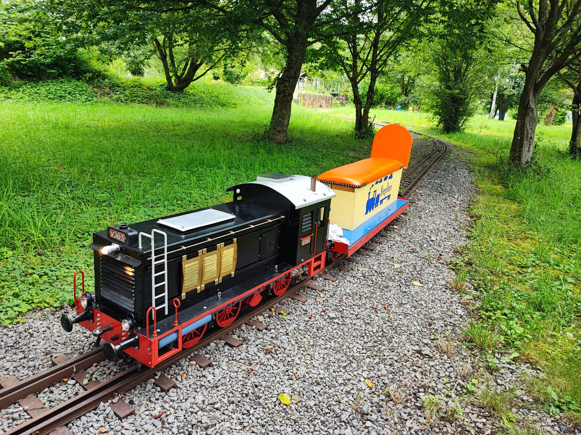 Schwarze V 36 auf der Strecke